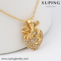 32547 Colgante de color oro de circonio con diseño de corazón Xuping 18k